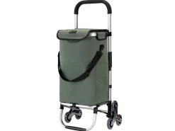 Packaway 40 liter boodschappentrolley met 6 wielen - Green