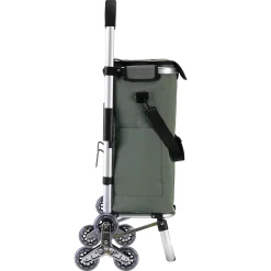Packaway 40 liter boodschappentrolley met 6 wielen - Green