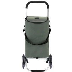 Packaway 40 liter boodschappentrolley met 6 wielen - Green