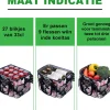Packaway 15 liter geïsoleerde koeltas - Black Flower