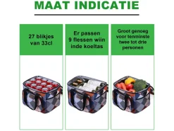 Packaway 15 liter geïsoleerde koeltas - Blok