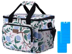 Packaway 15 liter geïsoleerde koeltas - White Flower