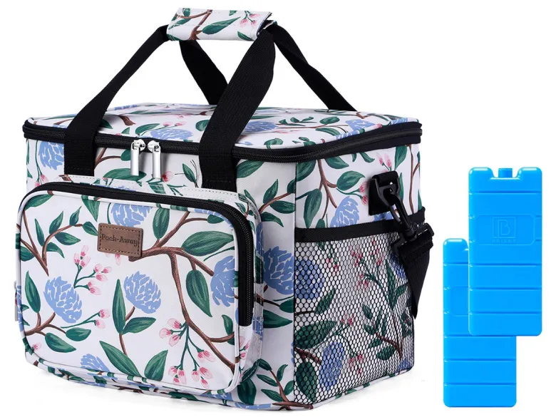 Packaway 15 liter geïsoleerde koeltas - White Flower