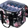 Packaway 40 liter geïsoleerde koeltas - Black Flower