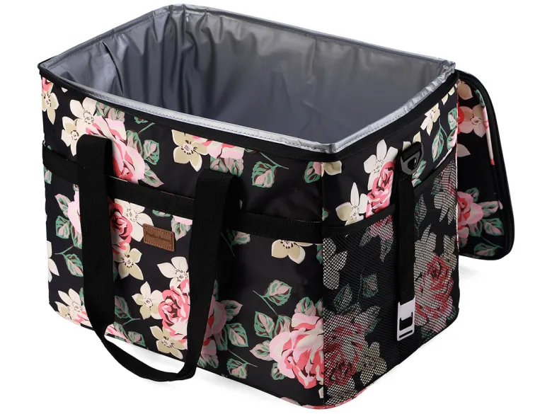 Packaway 40 liter geïsoleerde koeltas - Black Flower