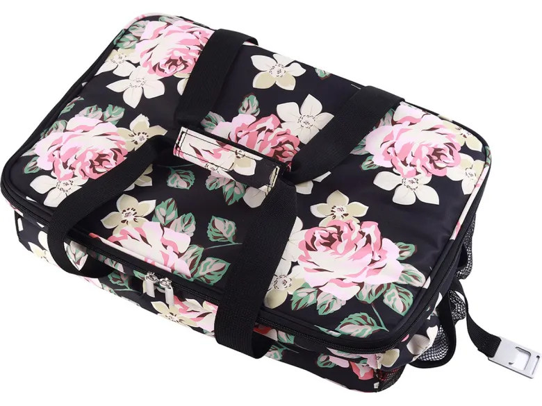 Packaway 40 liter geïsoleerde koeltas - Black Flower
