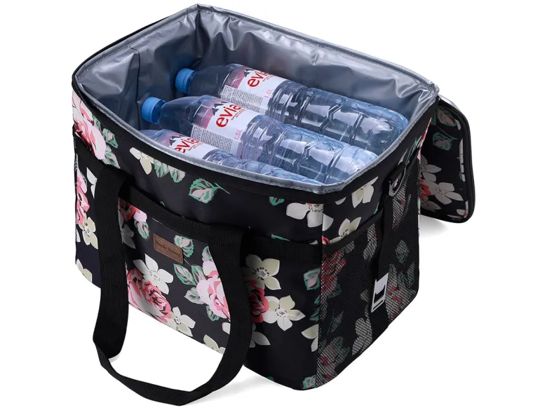 Packaway 30 liter geïsoleerde koeltas - Black Flower