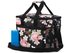 Packaway 30 liter geïsoleerde koeltas - Black Flower