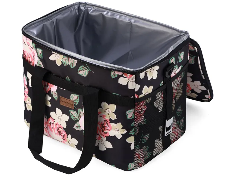Packaway 30 liter geïsoleerde koeltas - Black Flower