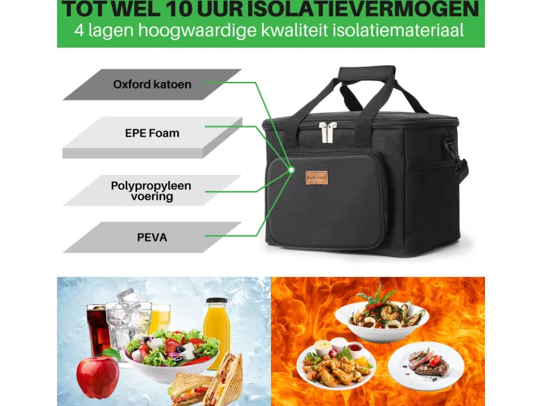 Packaway 15 liter koeltas - Black