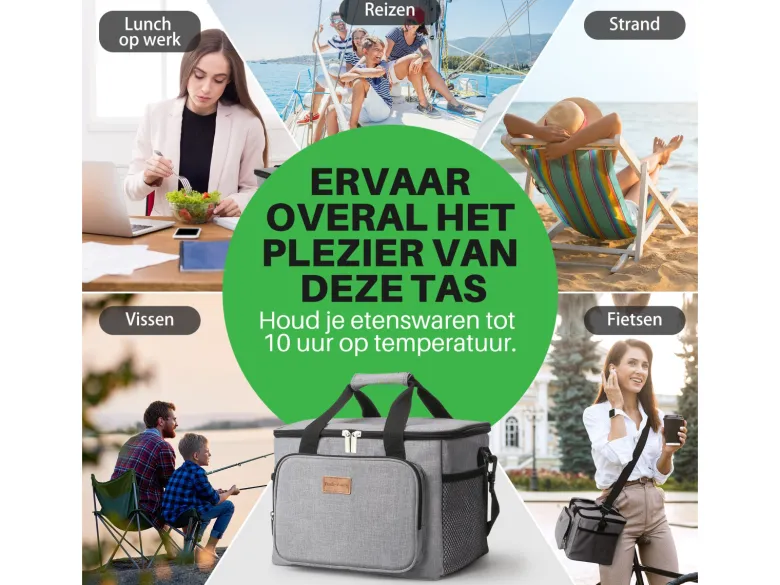 Packaway 15 liter koeltas - Grey