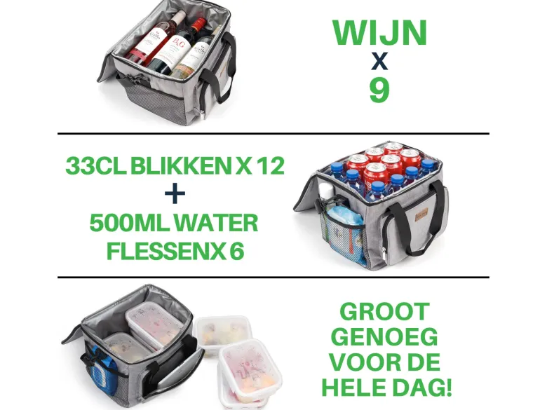 Packaway 15 liter koeltas - Grey