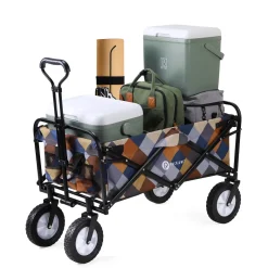 Packaway Opvouwbare polyester bolderkar - Blokken Patroon