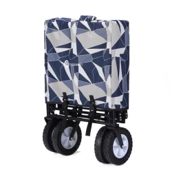 Packaway Opvouwbare polyester bolderkar - Abstract Pastel