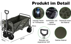 Packaway XL opvouwbare bolderkar - green