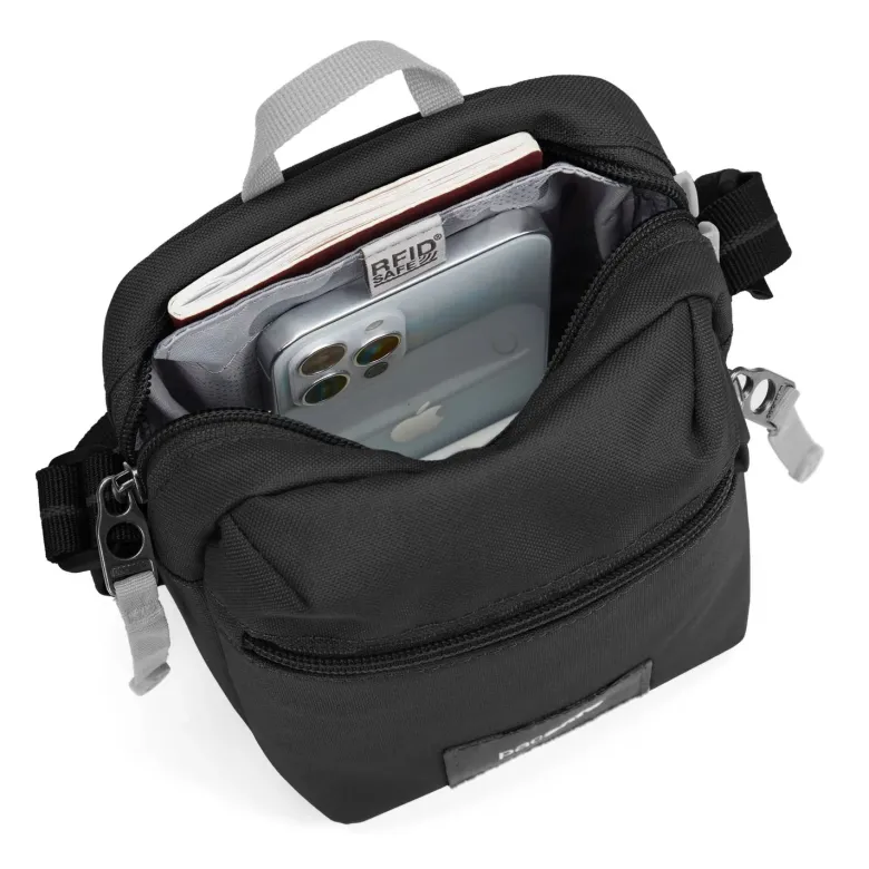 Pacsafe GO Anti Theft Micro schoudertas - Jet Black