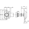 Pantheratec Nova Push Lock kastslot - Chrome