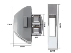 Pantheratec Prime Push Lock kastslot - Geborsteld