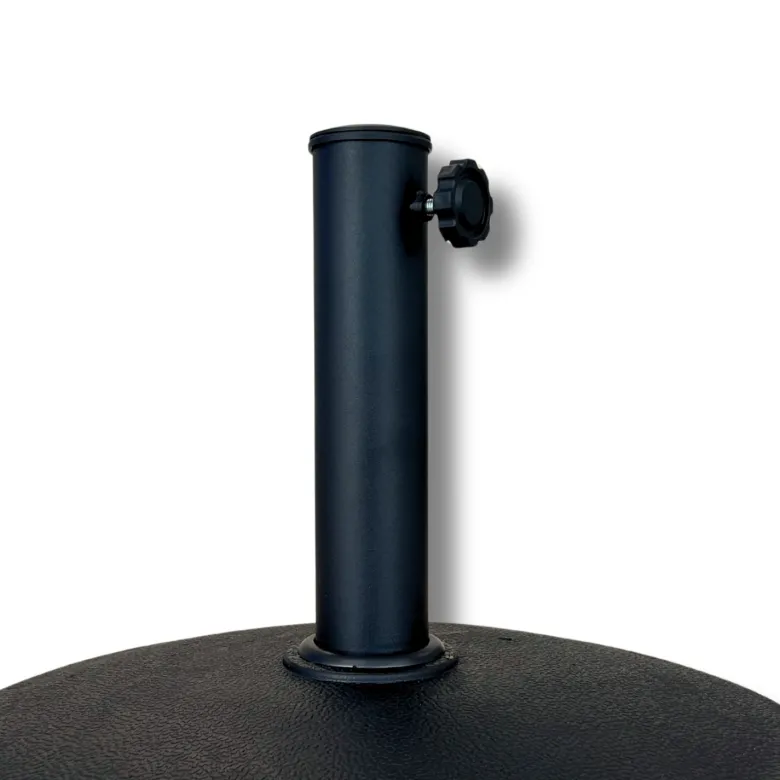 Parasolvoet rond - massief beton - 19kg