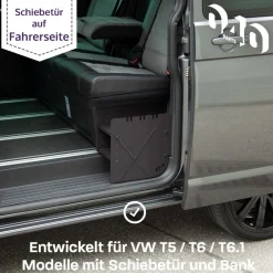 040 Parts Black schoenenrek - VW T5 T6 T6.1