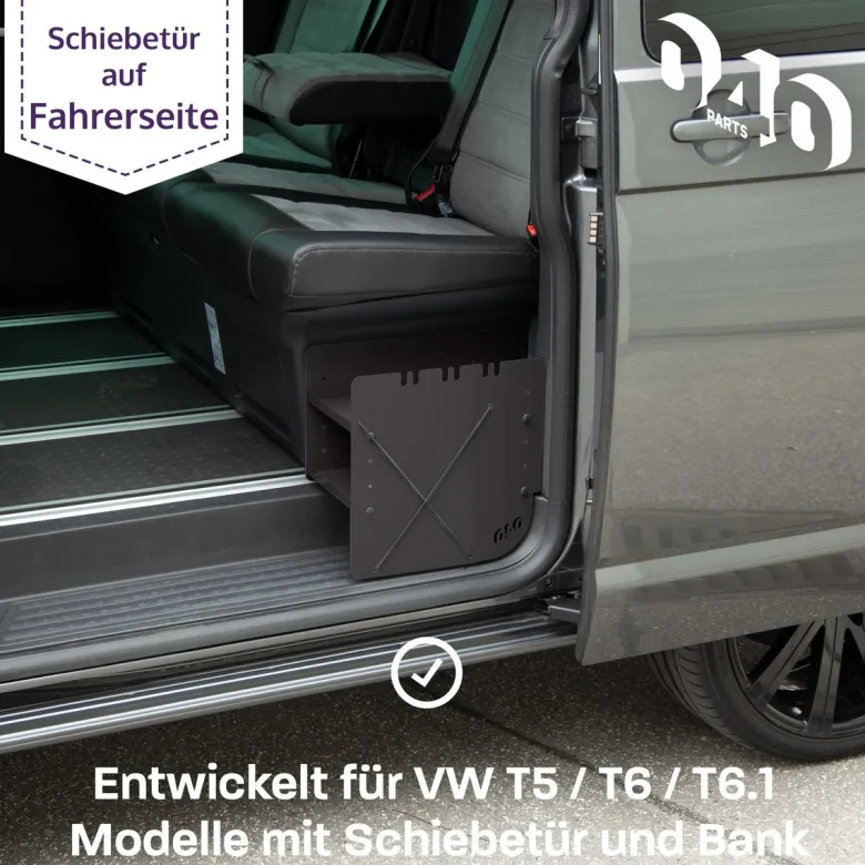 040 Parts Black schoenenrek - VW T5 T6 T6.1