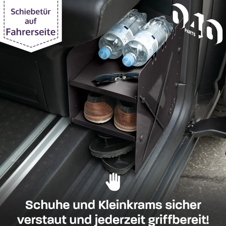 040 Parts Black Schuhregal - VW T7