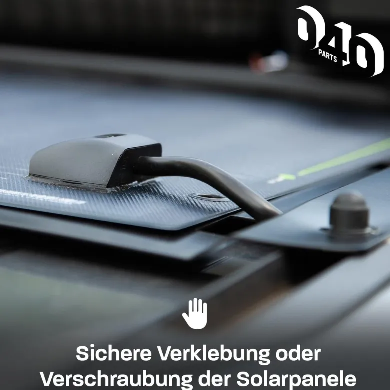 040 Parts Black zonnepanelhouder - VW T7