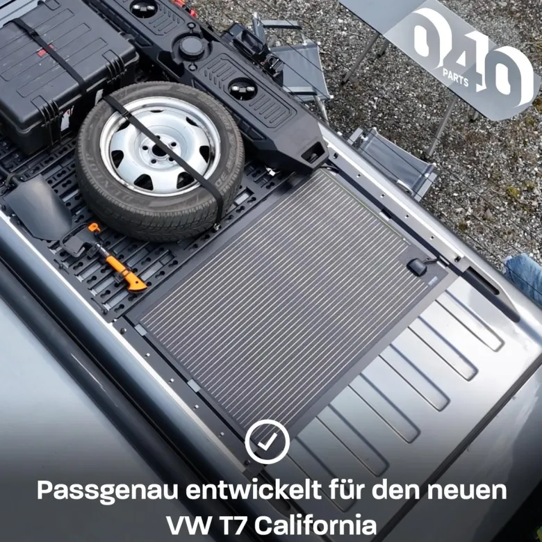 040 Parts Black zonnepanelhouder - VW T7