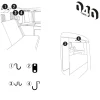 040 Parts 4-delige hakenset - VW T5 T6