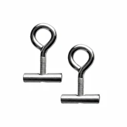 040parts 6 mm railstopper met schroefoog - Set van 2