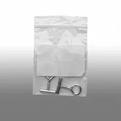 040parts 6 mm railstopper met schroefoog - Set van 2