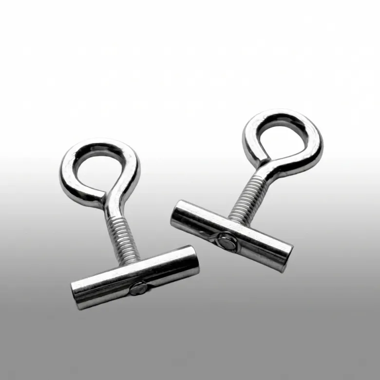 040parts 5 mm railstopper met schroefoog - Set van 2