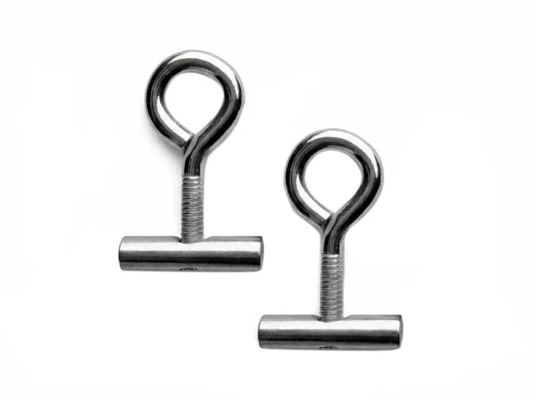 040parts 5 mm railstopper met schroefoog - Set van 2