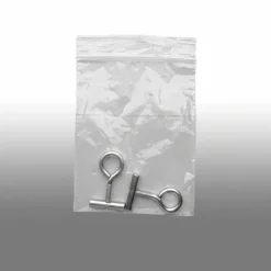 040parts 8 mm railstopper met schroefoog - Set van 2