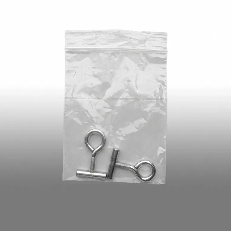 040parts 8 mm railstopper met schroefoog - Set van 2