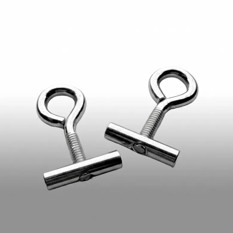 040parts 8 mm railstopper met schroefoog - Set van 2