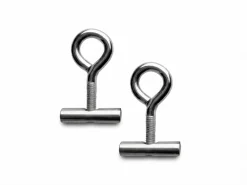 040parts 10 mm railstopper met schroefoog - Set van 2