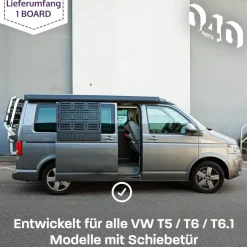 040 Parts Molle Board - VW T5 T6 T6.1