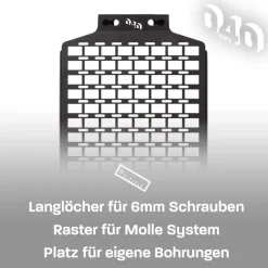 040 Parts Molle Board - VW T5 T6 T6.1