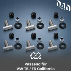040 Parts M8x20 hamerkopschroef - VW T5 T6 T7