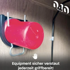 040 Parts Propaanfles Beschermkaphouder - Red