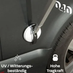 040Parts VW T5 T6 T7 zuignap luifelhouders - Set van 2