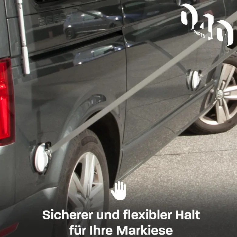 040Parts VW T5 T6 T7 zuignap luifelhouders - Set van 2
