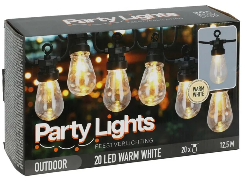 Party Lights peervormige lichtslinger