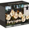 Party Lights transparante peervormige lichtslinger - warm white