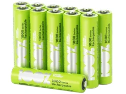 100%PeakPower set van 12 AAA Oplaadbare batterijen
