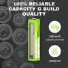 100%PeakPower set van 8 AA Oplaadbare batterijen