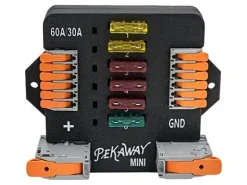 Pekaway Fusy Mini zekeringblok met WAGO klemmen