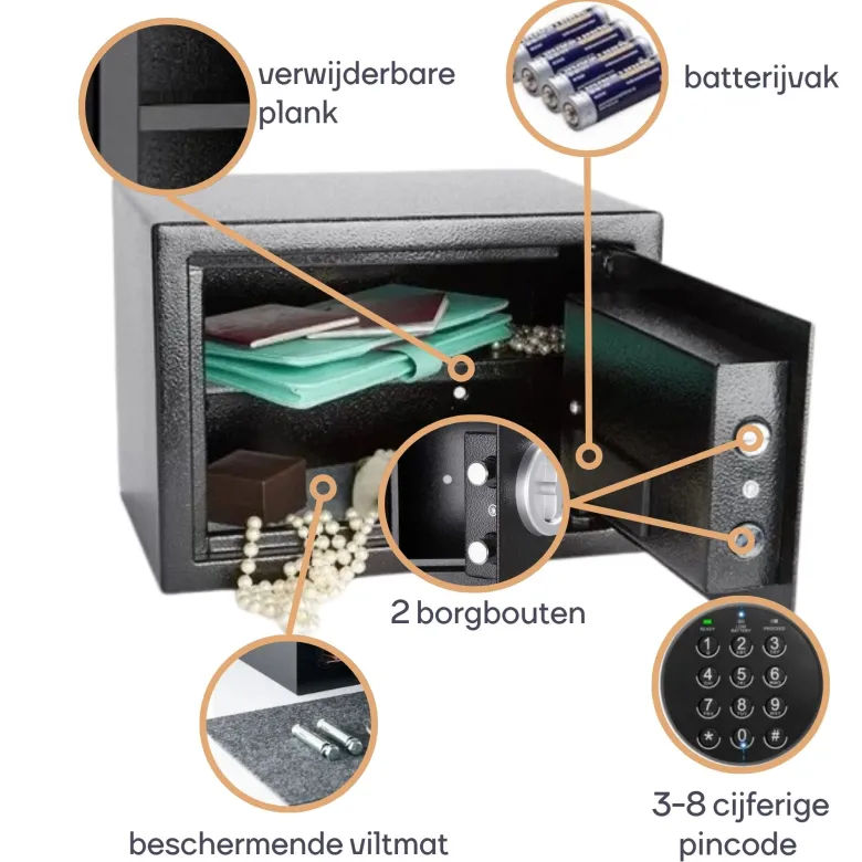 Perel BG90019 elektronische kluis