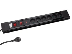 Perel EBP06SN 6-voudige stekkerdoos met schakelaar - 1,5 meter